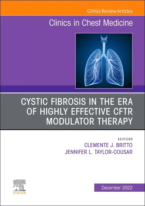 Coperta cărții "Advances in Cystic Fibrosis, An Issue of Clinics in Chest Medicine" de autor necunoscut