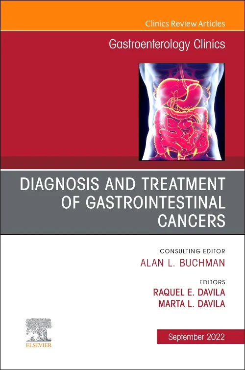 Coperta cărții "Diagnosis and Treatment of Gastrointestinal Cancers, An Issue of Gastroenterology Clinics of North America" de autor necunoscut