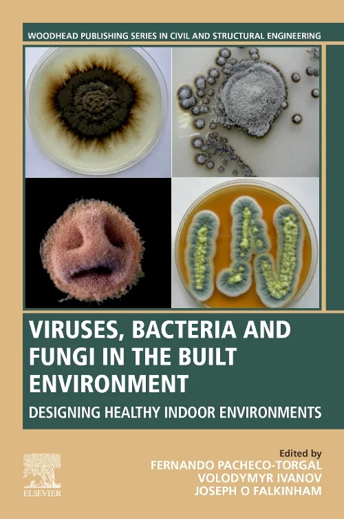 Coperta cărții "Viruses, Bacteria and Fungi in the Built Environment" de autor necunoscut