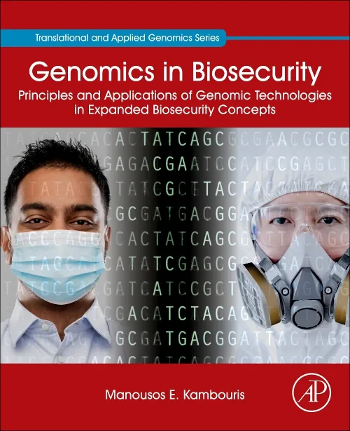 Coperta cărții "Genomics in Biosecurity" de autor necunoscut