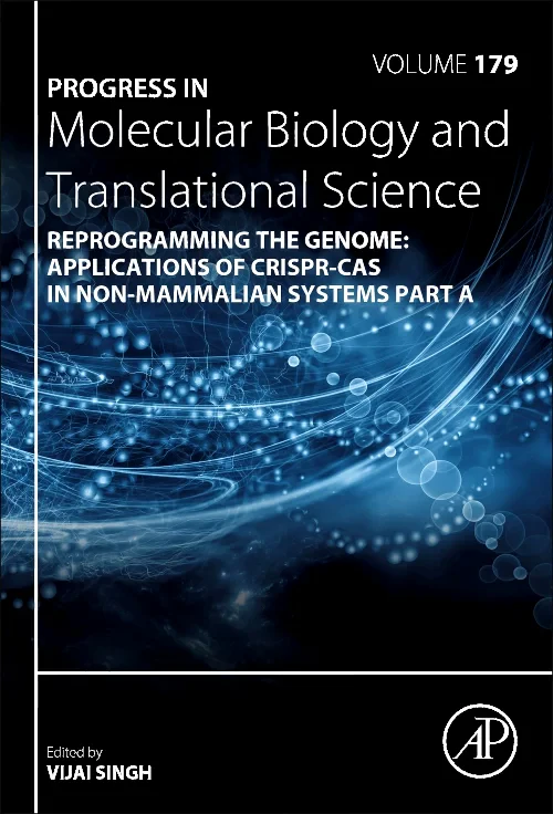Coperta cărții "Reprogramming the Genome: Applications of CRISPR-Cas in non-mammalian systems part A" de autor necunoscut