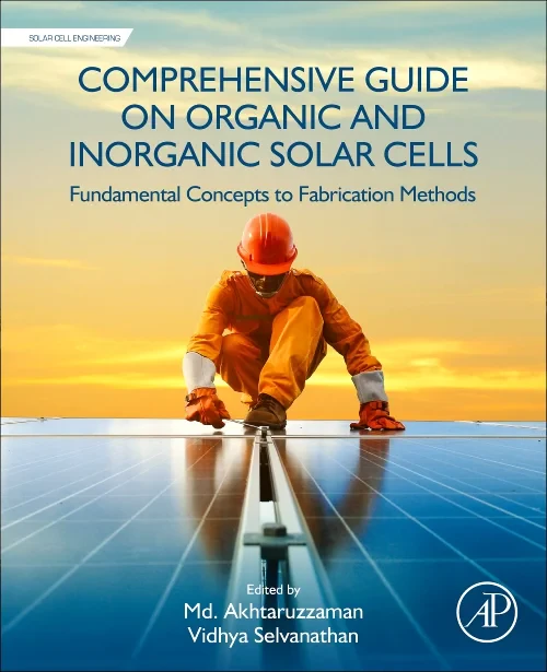 Coperta cărții "Comprehensive Guide on Organic and Inorganic Solar Cells" de autor necunoscut