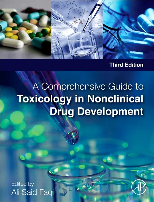 Coperta cărții "A Comprehensive Guide to Toxicology in Nonclinical Drug Development" de autor necunoscut
