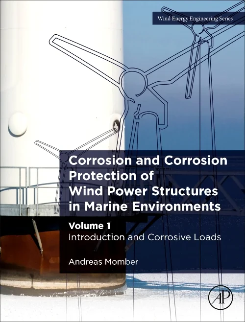 Coperta cărții "Corrosion and Corrosion Protection of Wind Power Structures in Marine Environments" de autor necunoscut