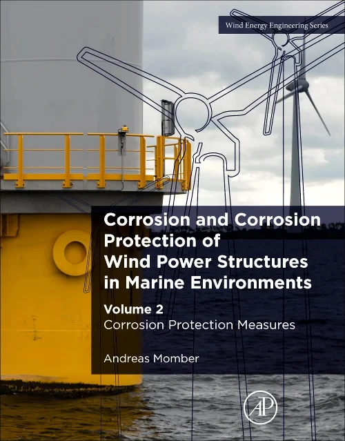 Coperta cărții "Corrosion and Corrosion Protection of Wind Power Structures in Marine Environments" de autor necunoscut