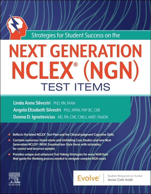 Coperta cărții "Strategies for Student Success on the Next Generation NCLEX® (NGN) Test Items" de autor necunoscut