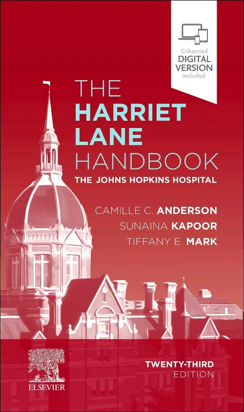 Coperta cărții "The Harriet Lane Handbook" de autor necunoscut
