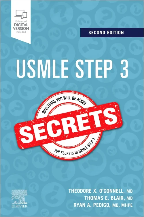 Coperta cărții "USMLE Step 3 Secrets" de autor necunoscut