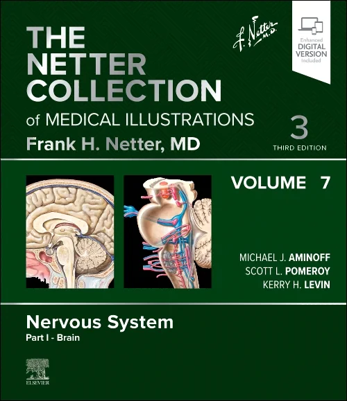 Coperta cărții "The Netter Collection of Medical Illustrations: Nervous System, Volume 7, Part I - Brain" de autor necunoscut