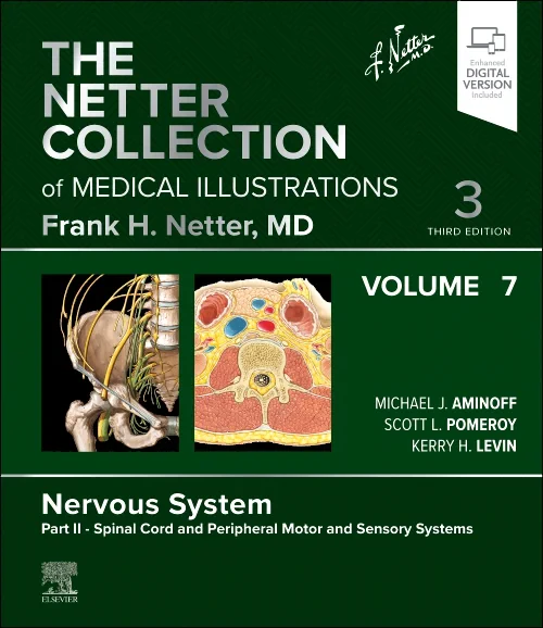 Coperta cărții "The Netter Collection of Medical Illustrations: Nervous System, Volume 7, Part II - Spinal Cord and Peripheral Motor and Sensory Systems" de autor necunoscut