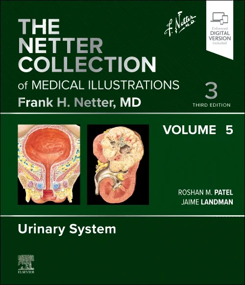 Coperta cărții "The Netter Collection of Medical Illustrations: Urinary System, Volume 5" de autor necunoscut