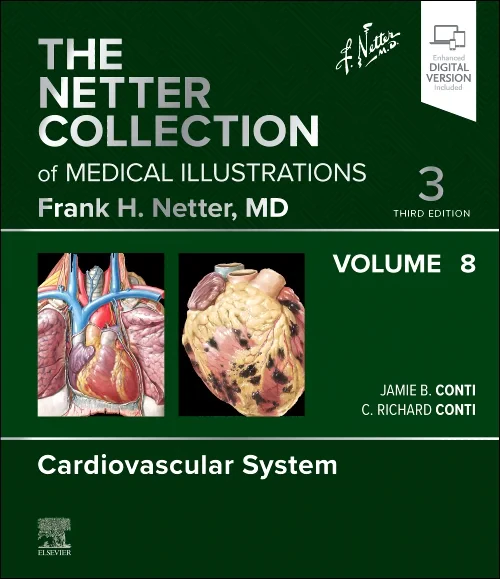 Coperta cărții "The Netter Collection of Medical Illustrations: Cardiovascular System, Volume 8" de autor necunoscut