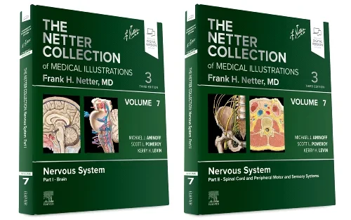 Coperta cărții "The Netter Collection of Medical Illustrations: Nervous System Package" de autor necunoscut