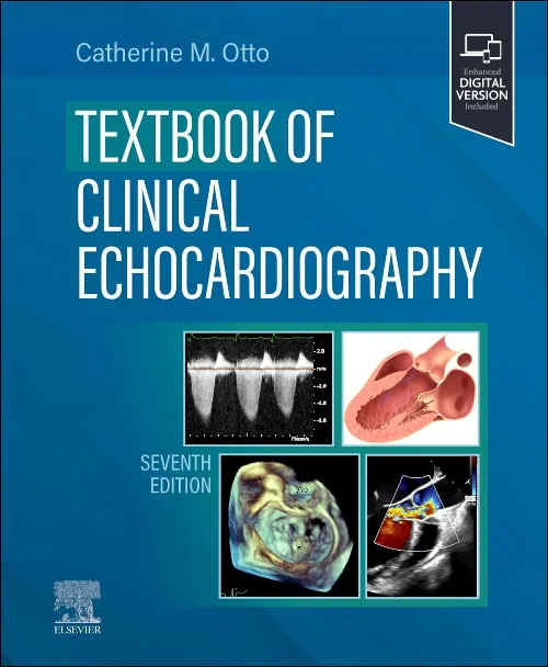 Coperta cărții "Textbook of Clinical Echocardiography" de autor necunoscut