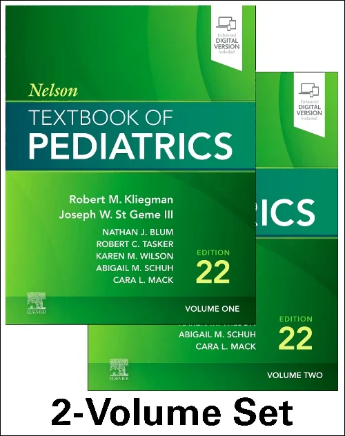Coperta cărții "Nelson Textbook of Pediatrics, 2-Volume Set" de autor necunoscut