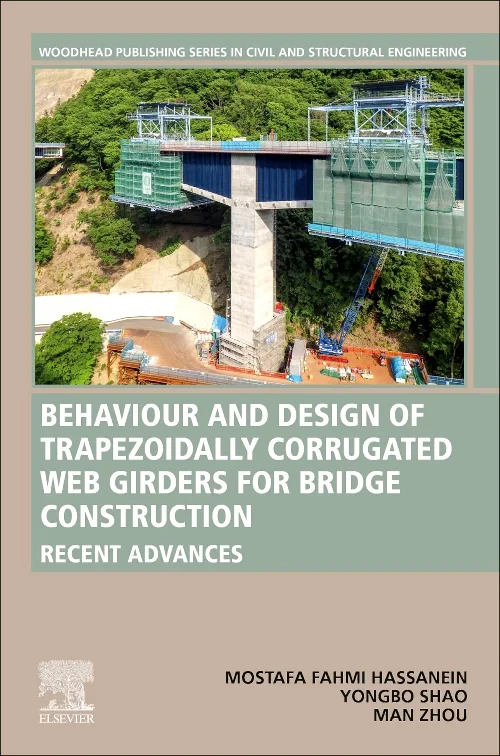 Coperta cărții "Behavior and Design of Trapezoidally Corrugated Web Girders for Bridge Construction" de autor necunoscut