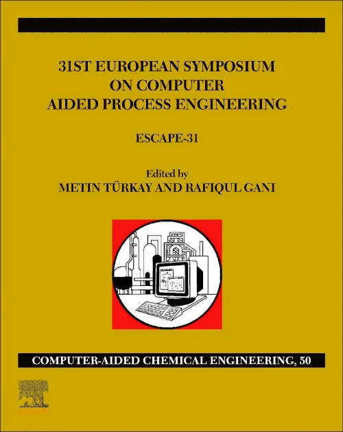 Coperta cărții "31st European Symposium on Computer Aided Process Engineering" de autor necunoscut
