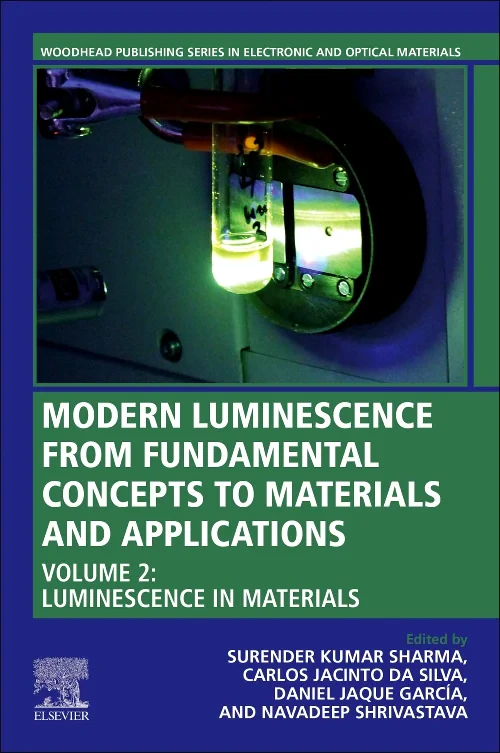 Coperta cărții "Modern Luminescence from Fundamental Concepts to Materials and Applications, Volume 2" de autor necunoscut