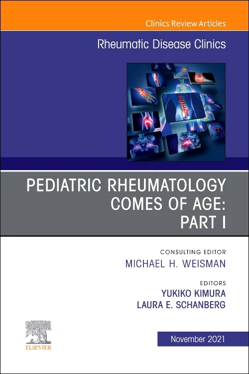 Coperta cărții "Pediatric Rheumatology Comes of Age: Part I, An Issue of Rheumatic Disease Clinics of North America" de autor necunoscut