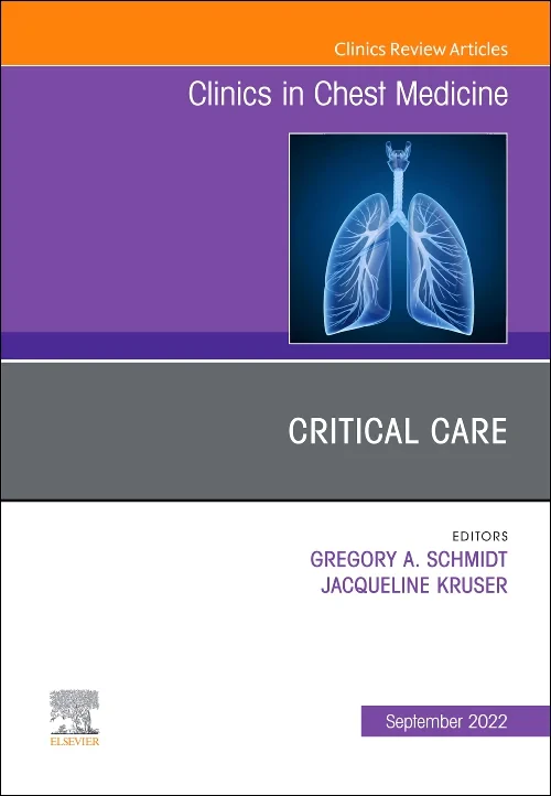 Coperta cărții "Critical Care, An Issue of Clinics in Chest Medicine" de autor necunoscut