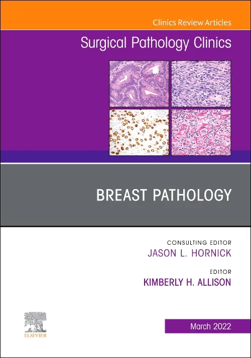 Coperta cărții "Breast Pathology, An Issue of Surgical Pathology Clinics" de autor necunoscut