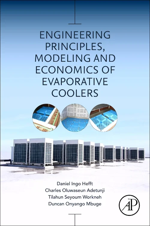 Coperta cărții "Engineering Principles, Modeling and Economics of Evaporative Coolers" de autor necunoscut