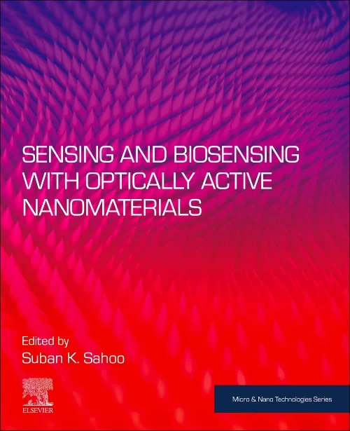 Coperta cărții "Sensing and Biosensing with Optically Active Nanomaterials" de autor necunoscut