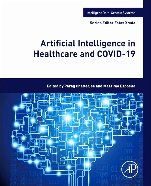 Coperta cărții "Artificial Intelligence in Healthcare and COVID-19" de autor necunoscut
