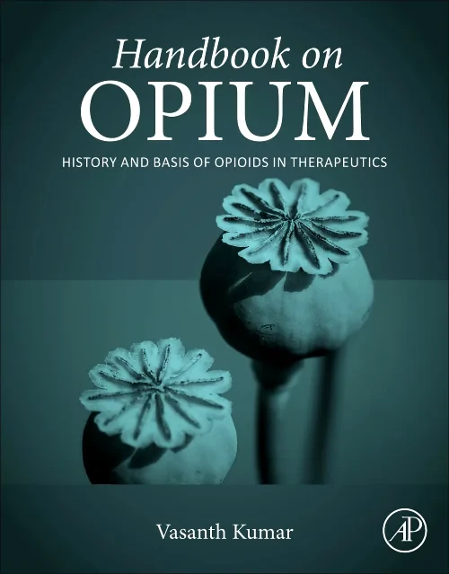 Coperta cărții "Handbook on Opium" de autor necunoscut