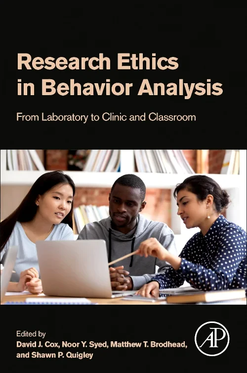 Coperta cărții "Research Ethics in Behavior Analysis" de autor necunoscut