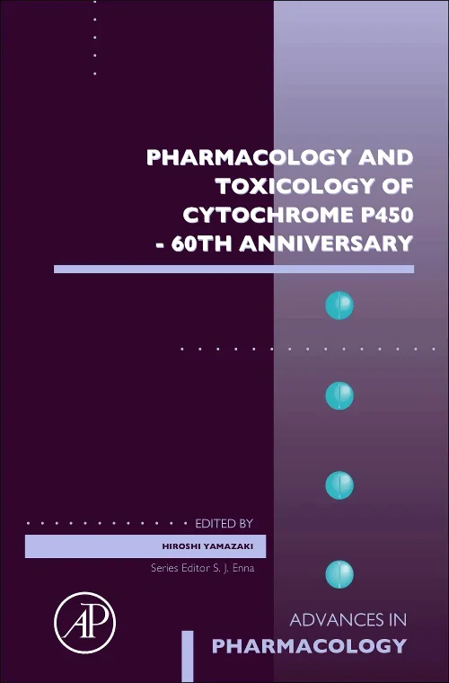 Coperta cărții "Pharmacology and Toxicology of Cytochrome P450 - 60th Anniversary" de autor necunoscut