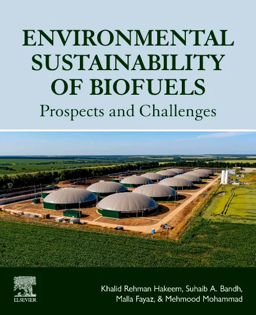 Coperta cărții "Environmental Sustainability of Biofuels" de autor necunoscut