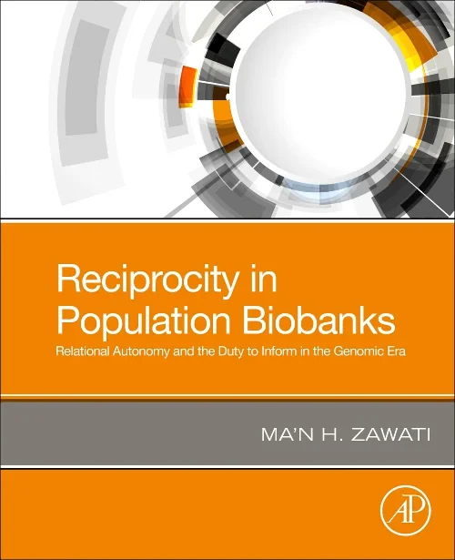 Coperta cărții "Reciprocity in Population Biobanks" de autor necunoscut