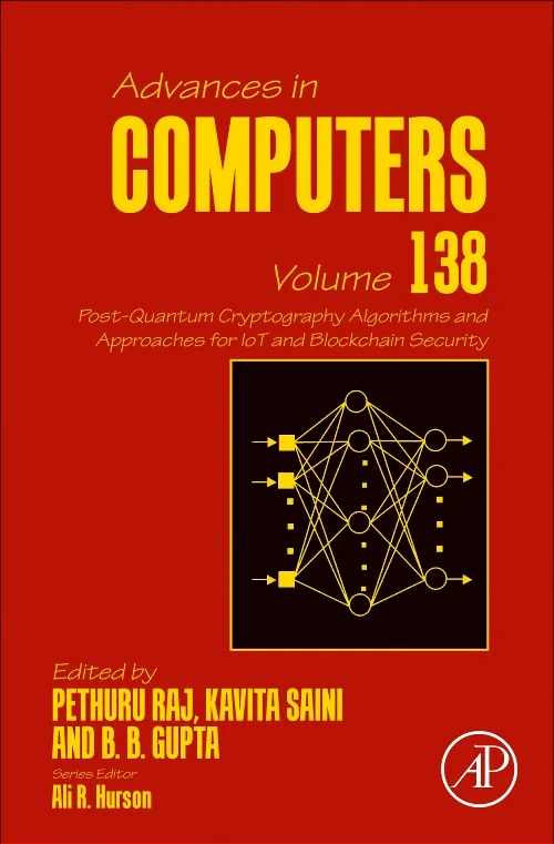 Coperta cărții "Post-Quantum Cryptography Algorithms and Approaches for IoT and Blockchain Security" de autor necunoscut