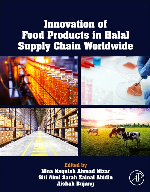 Coperta cărții "Innovation of Food Products in Halal Supply Chain Worldwide" de autor necunoscut