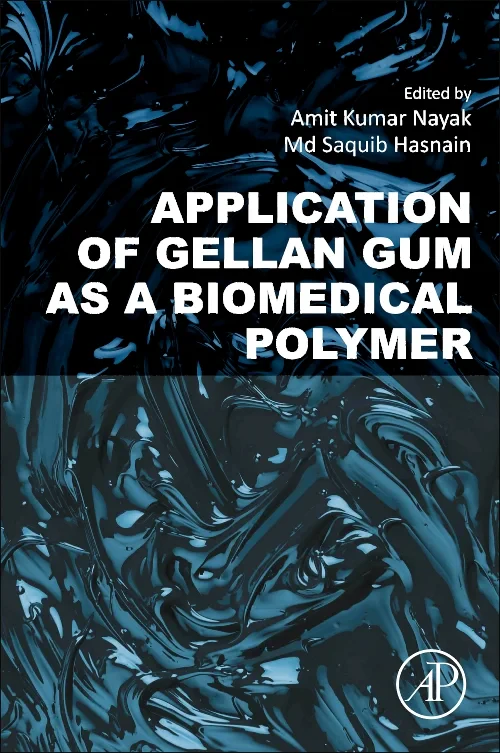 Coperta cărții "Application of Gellan Gum as a Biomedical Polymer" de autor necunoscut