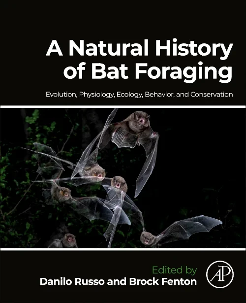 Coperta cărții "A Natural History of Bat Foraging" de autor necunoscut
