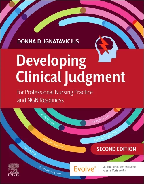 Coperta cărții "Developing Clinical Judgment for Professional Nursing Practice and NGN Readiness" de autor necunoscut