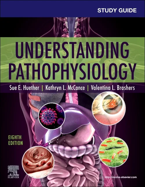 Coperta cărții "Study Guide for Understanding Pathophysiology" de autor necunoscut