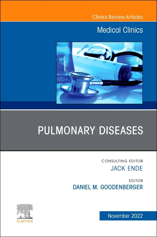 Coperta cărții "Pulmonary Diseases, An Issue of Medical Clinics of North America" de autor necunoscut