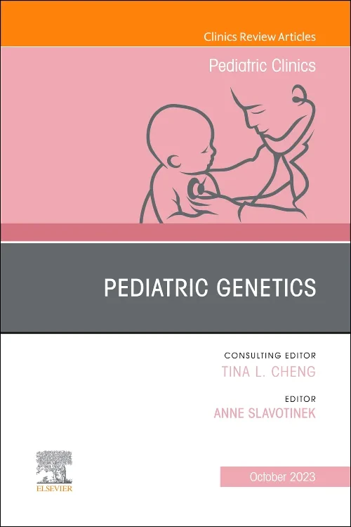 Coperta cărții "Pediatric Genetics, An Issue of Pediatric Clinics of North America" de autor necunoscut