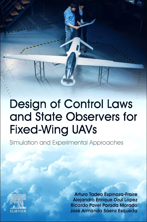 Coperta cărții "Design of Control Laws and State Observers for Fixed-Wing UAVs" de autor necunoscut