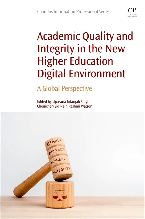 Coperta cărții "Academic Quality and Integrity in the New Higher Education Digital Environment" de autor necunoscut