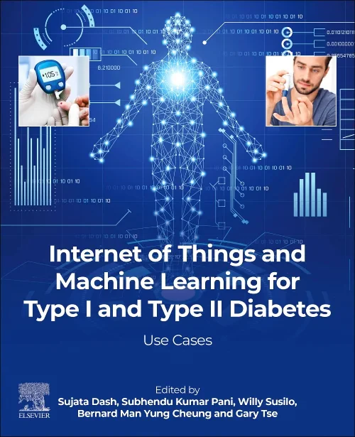 Coperta cărții "Internet of Things and Machine Learning for Type I and Type II Diabetes" de autor necunoscut