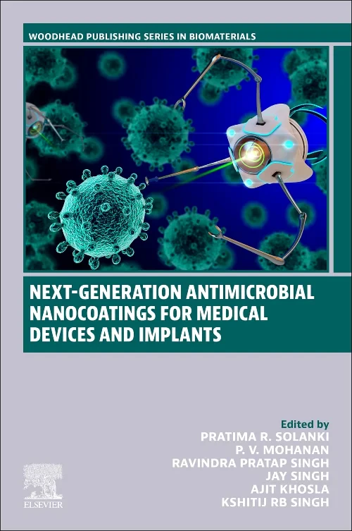 Coperta cărții "Next-Generation Antimicrobial Nanocoatings for Medical Devices and Implants" de autor necunoscut