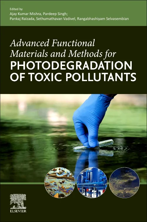 Coperta cărții "Advanced Functional Materials and Methods for Photodegradation of Toxic Pollutants" de autor necunoscut