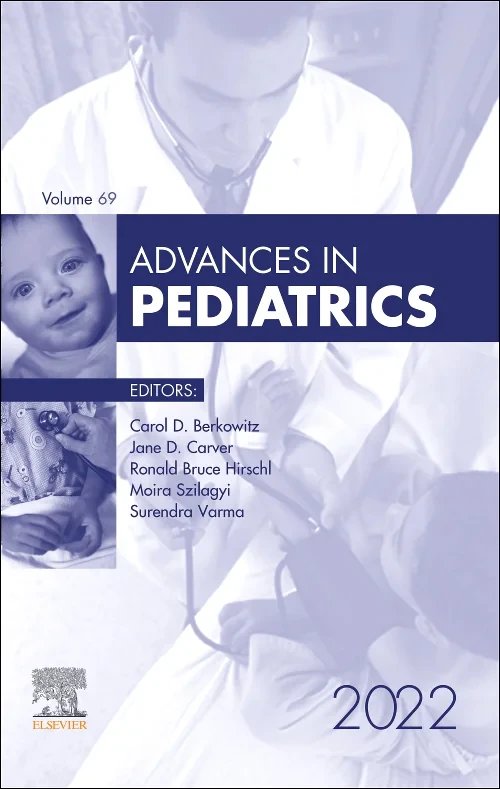 Coperta cărții "Advances in Pediatrics, 2022" de autor necunoscut