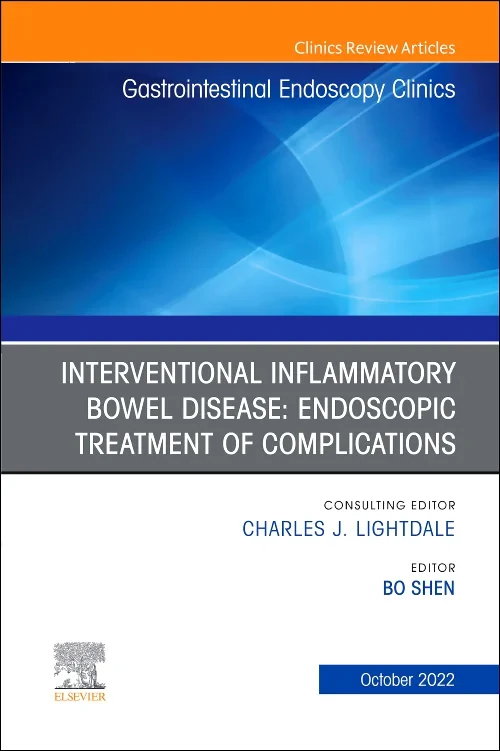 Coperta cărții "Interventional Inflammatory Bowel Disease: Endoscopic Treatment of Complications, An Issue of Gastrointestinal Endoscopy Clinics" de autor necunoscut