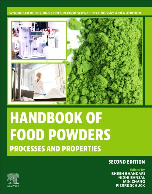 Coperta cărții "Handbook of Food Powders" de autor necunoscut