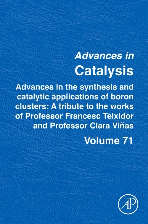 Coperta cărții "Advances in the Synthesis and Catalytic Applications of Boron Cluster" de autor necunoscut